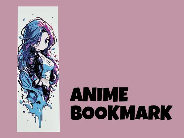 HueForge model: Anime Bookmark by Canadian Gamer