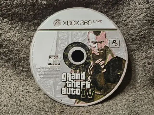 HueForge model: GTA IV Xbox Disc - HueForge by keko