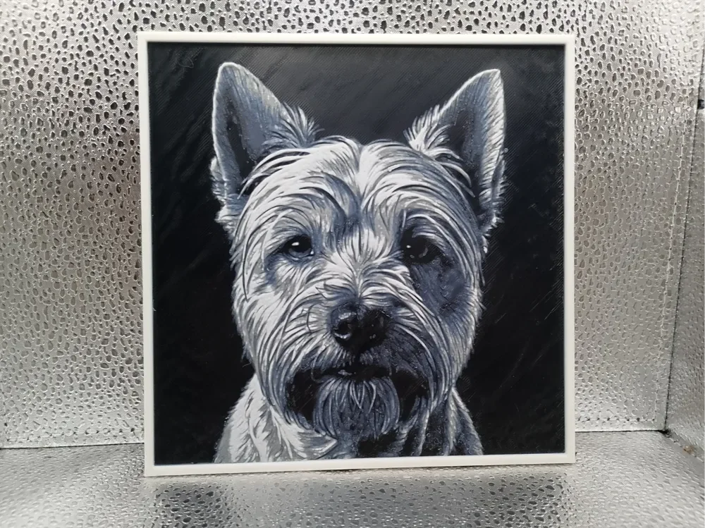 West Highland White Terrier – Hueforge by Borishotch Industries HueForge model: West Highland White Terrier – Hueforge by Borishotch Industries