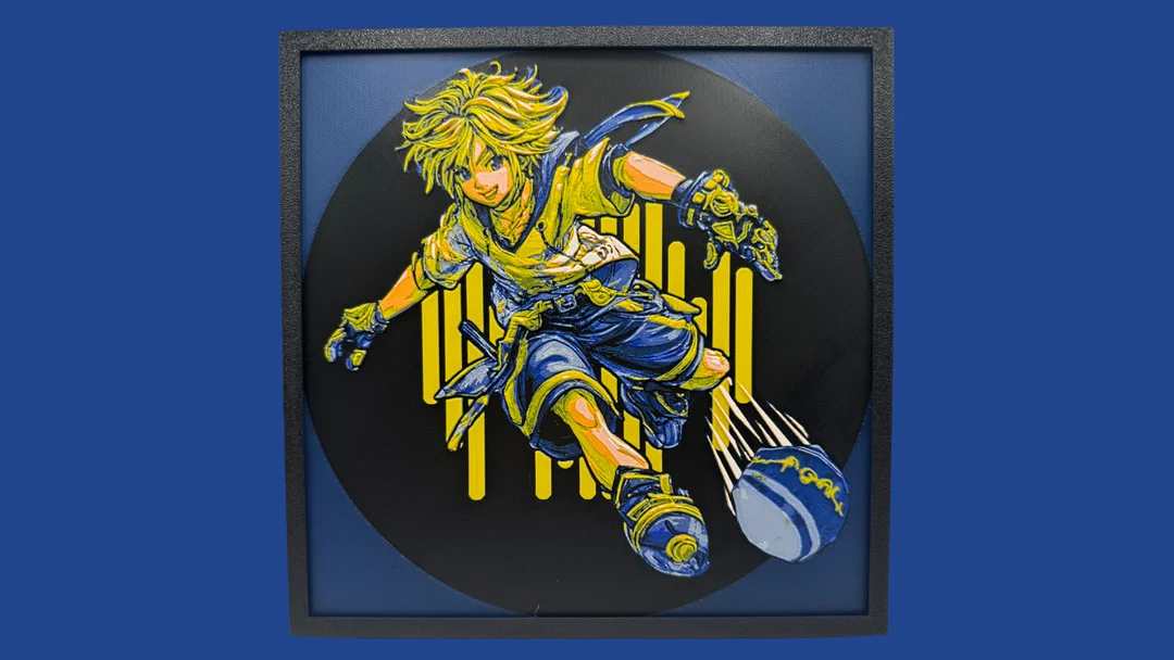 Tidus - Final Fantasy X - Hueforge by Canadian Gamer HueForge model: Tidus - Final Fantasy X - Hueforge by Canadian Gamer