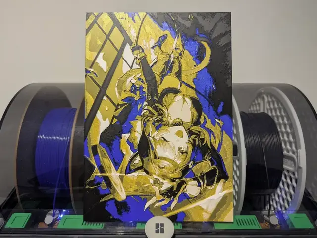 HueForge model: Honkai Star Rail: Cipher Lightcone Hueforge by Razel