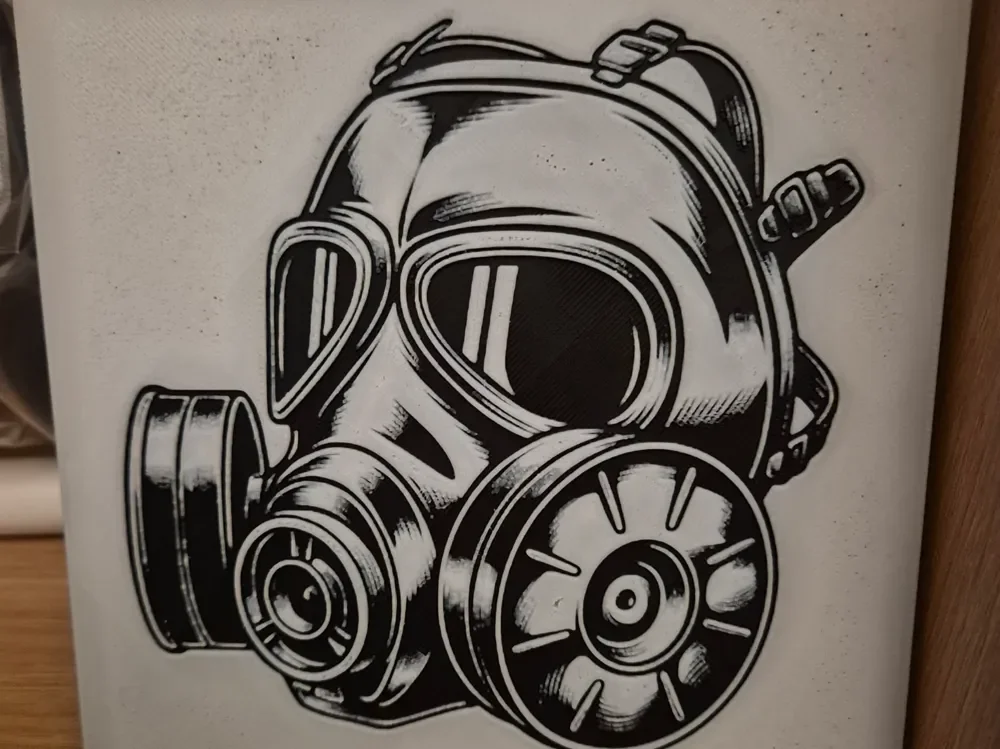Gas mask hueforge by Buntsta HueForge model: Gas mask hueforge by Buntsta