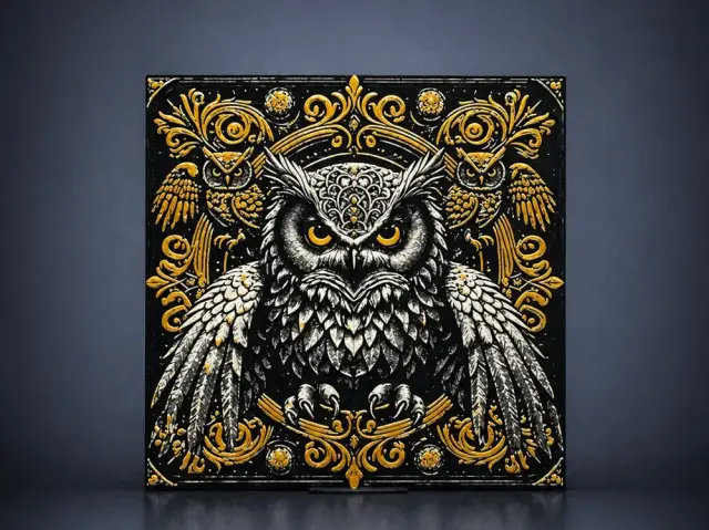 HueForge model: Royal Owl by Aleksandr