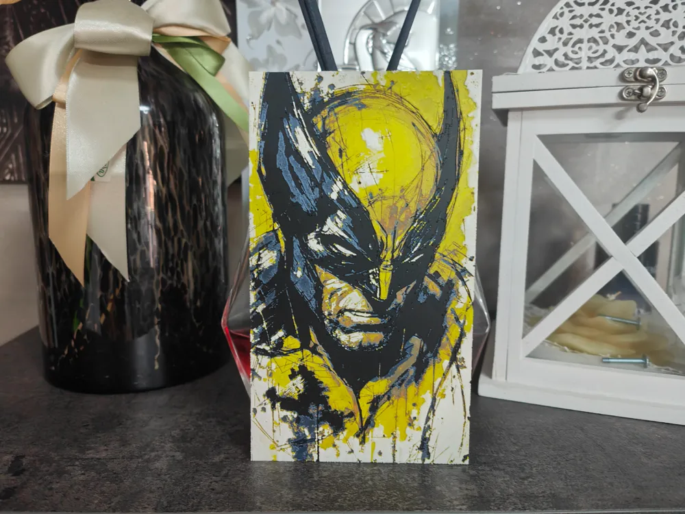 Wolverine Fanart Marvel Hueforge by S1M0N389 HueForge model: Wolverine Fanart Marvel Hueforge by S1M0N389
