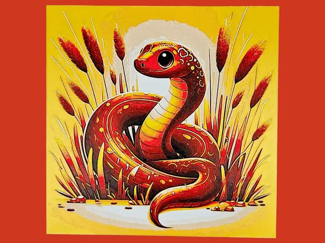 HueForge model: Year of the Snake 2025 - Chinese New Year Hueforge by BusyKikiBee