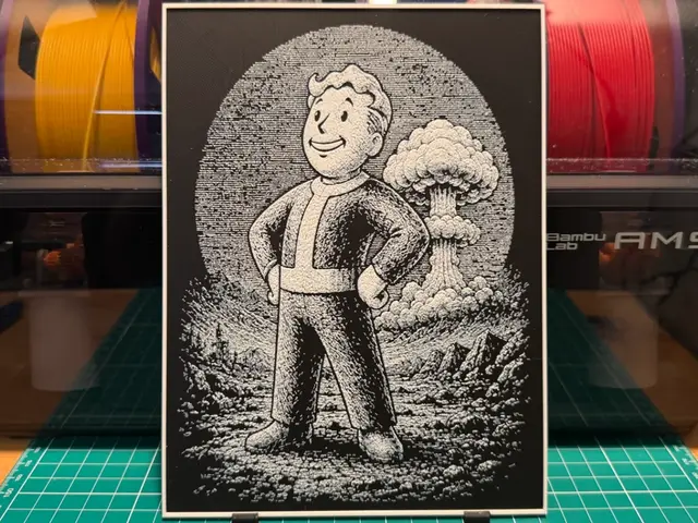 Fallout Vault Boy Explosion Poster