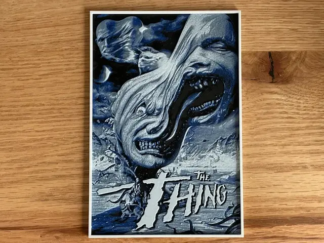 The Thing (1982) Hueforge Movie Poster
