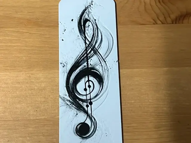HueForge model: Music Note Bookmark by Morganja