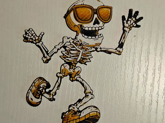 HueForge model: Halloween Skeleton with sunglasses by Mano's 3d_Art