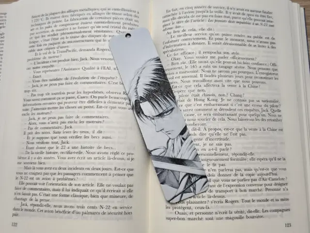 HueForge model: Bookmark Levi Attaque of Titans by Kactus Fpv