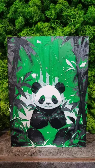 HueForge model: Cute Panda by Garuda3D