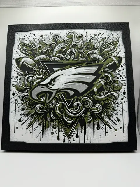 HueForge model: Philadelphia Eagles - NFL Hueforge by Canadian Gamer