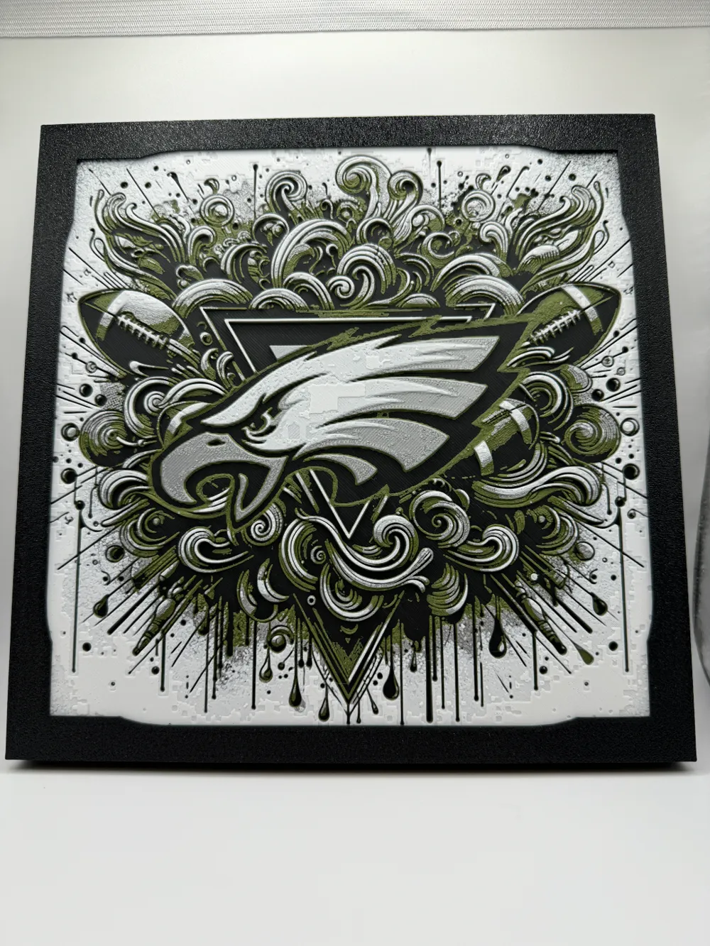 Philadelphia Eagles - NFL Hueforge by Canadian Gamer HueForge model: Philadelphia Eagles - NFL Hueforge by Canadian Gamer