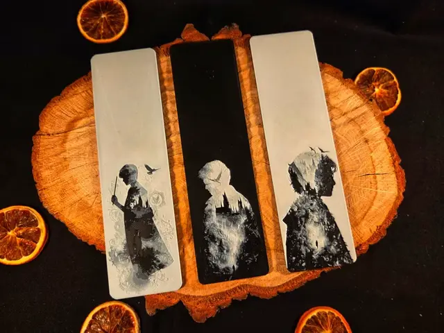 HueForge model: Harry Potter fantasy bookmark set - hueforge by EternalDesigns3D
