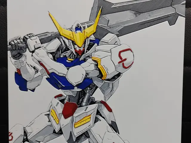 HueForge model: Barbatos Gundam by TheHueforgeLady