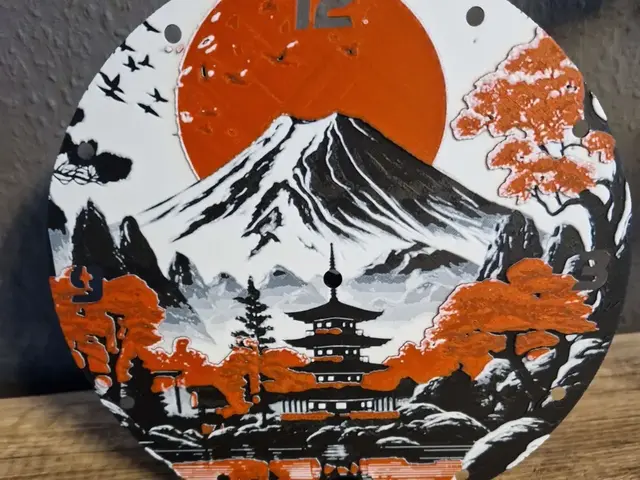 HueForge model: Japan - Clock by Schuettdesign