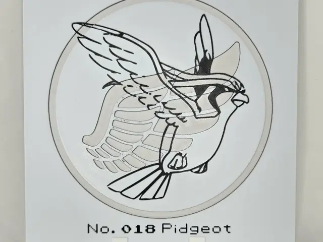 HueForge model: Minimalistic Pidgeot Hueforge by 3Ree Printing