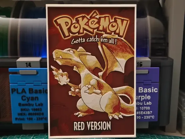 Pokémon: Red Version Poster - Hueforge Art