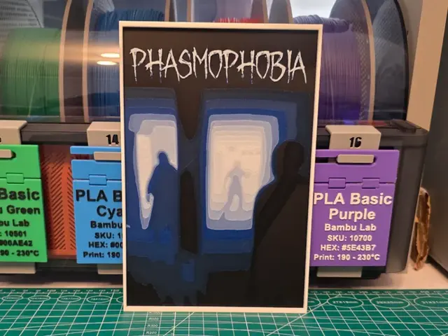 Phasmophobia Game Poster - Hueforge Art