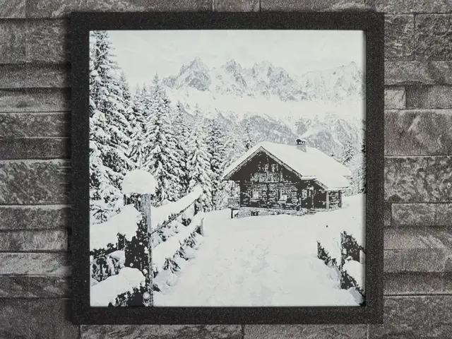 Hueforge Snow Winter Mountain