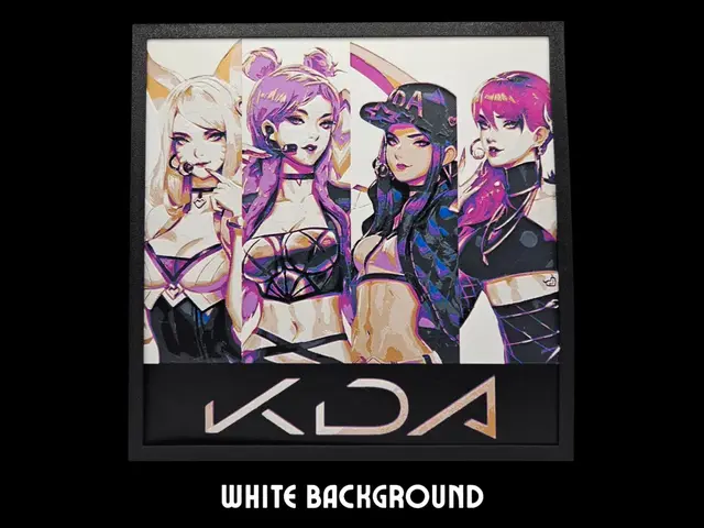 HueForge model: League of Legends - KDA Hueforge by BusyKikiBee