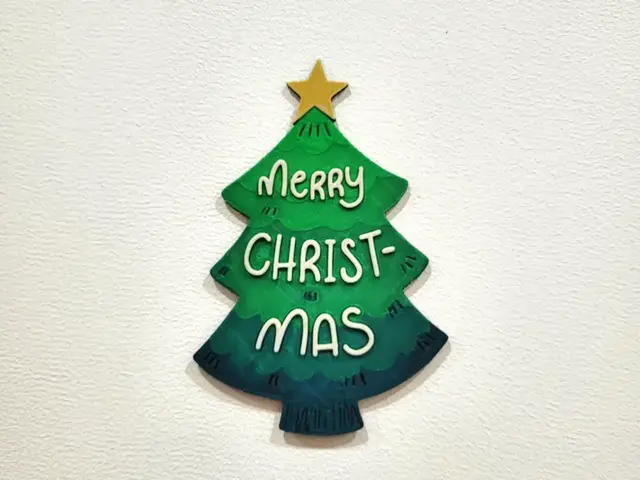 Chistmas tree - Merry Christmas - Hueforge 100x136