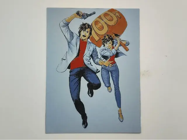 HueForge model: City hunter - Ryô Saeba and Kaori - Hueforge by Altf4-Formation