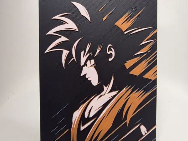 HueForge model: Goku Hueforge by Morganja