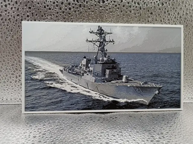 HueForge model: USS Frank E. Petersen Jr. – Hueforge by Borishotch Industries