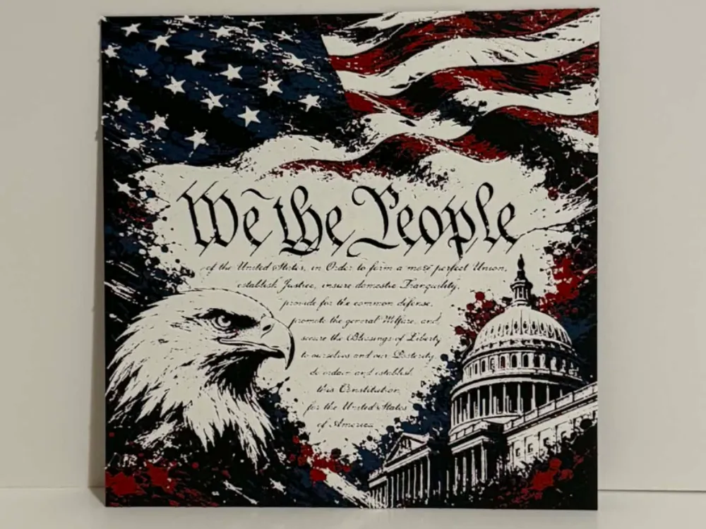 We The People Hueforge by Magnolia Crafts HueForge model: We The People Hueforge by Magnolia Crafts