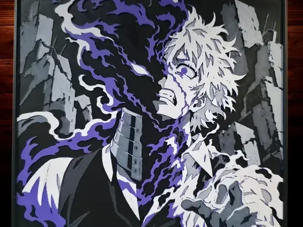 HueForge model: Kurogiri - My Hero Academia by Side Quest Hues