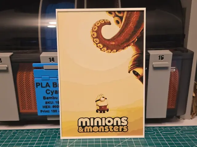 Minions & Monsters Movie Poter - Hueforge Art