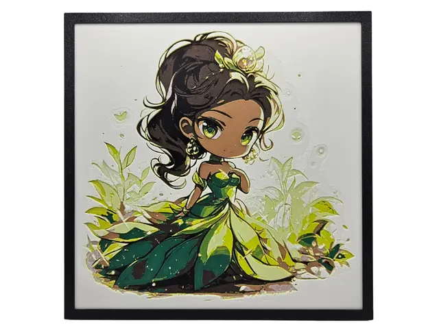 HueForge model: Tiana - Chibi Edition by BusyKikiBee