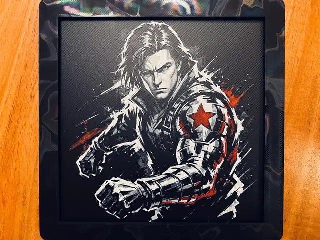 HueForge model: The Winter Soldier by JustBe 3D Printing