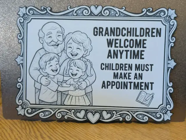 HueForge model: Grandchildren are welcome - Hueforge - door sign by 3dGlow