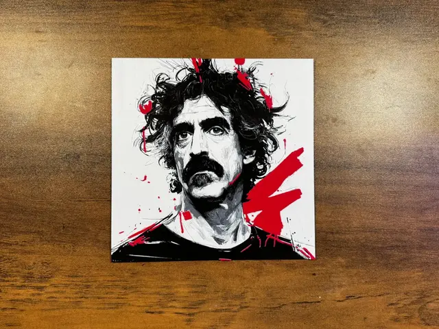 HueForge model: Frank Zappa - Iconic Music Legend 2D Art by 3D Prints By Vic