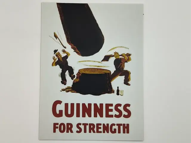 HueForge model: Vintage Guinness advertising poster 10 - Hueforge by Altf4-Formation