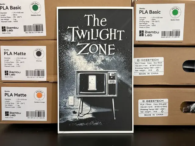 HueForge model: The Twilight Zone Hueforge by Estiv