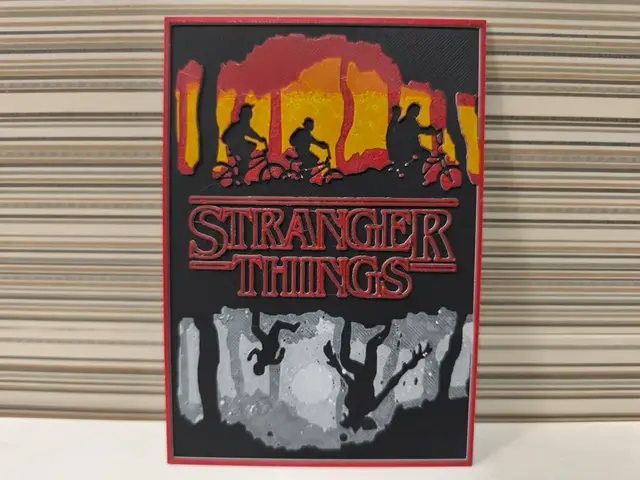 HueForge model: Hueforge Stranger Things by Litolunar