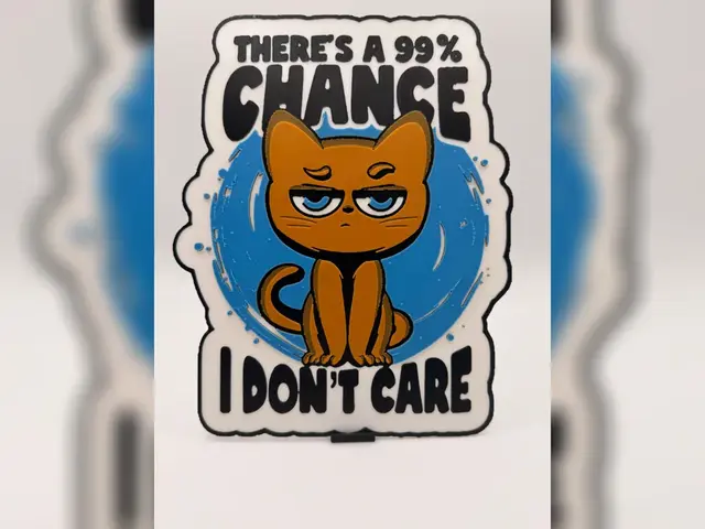 HueForge model: 99% Chance Ginger Cat HueForge Print by Thadius