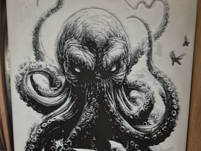 HueForge model: Octopus attack hueforge by Buntsta