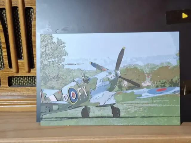 HueForge model: Mk9 spitfire hueforge - 8 colours by 3dGlow