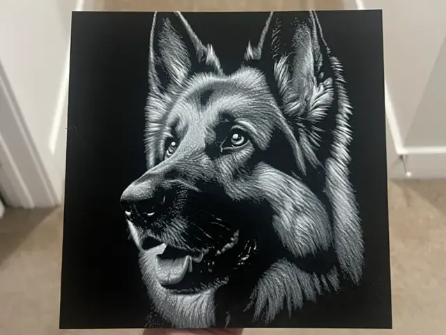 HueForge model: German Shepherd by RP47 Designs