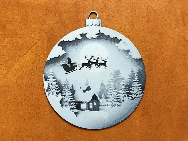 Cosy Christmas Cottage - Christmas Tree Decoration