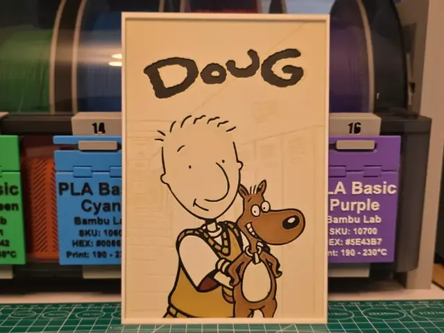 HueForge model: Doug Show Poster - Hueforge Art by Lumpy3D