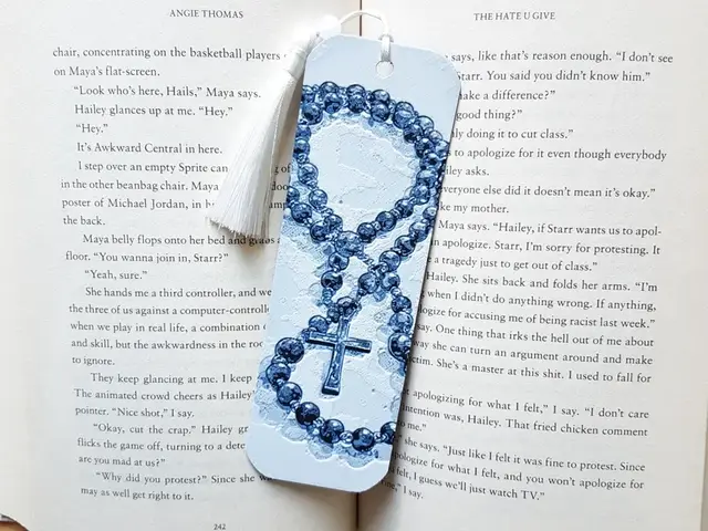 HueForge model: Bookmark, Rosary Beads by Dame Jo