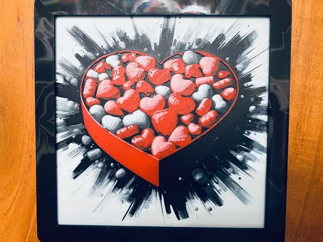 HueForge model: Valentines Day Box of Candy by JustBe 3D Printing