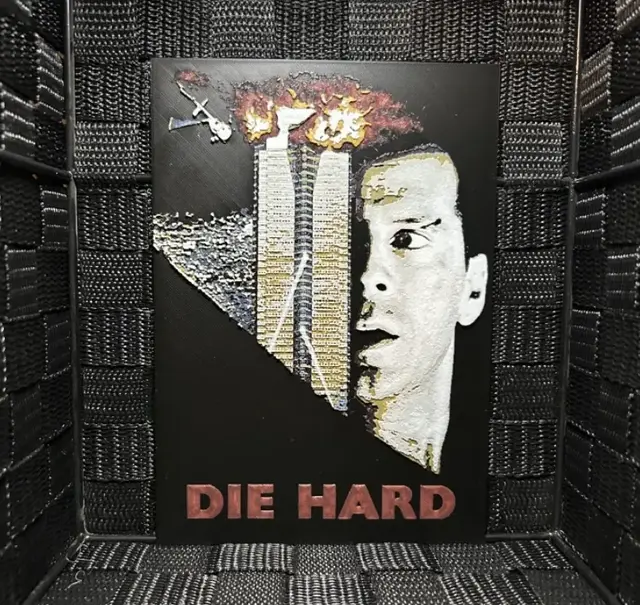 HueForge model: Hueforge Movie Poster - Die Hard - by JoDau