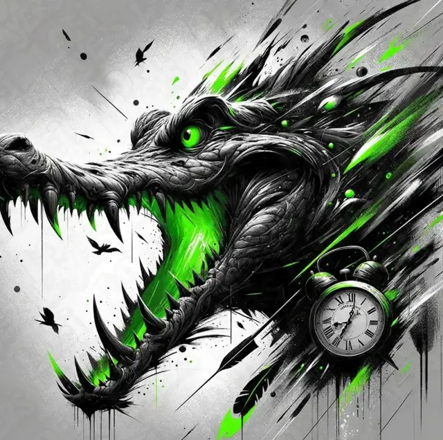 HueForge model: TikTok The Gator by LoFi Layers