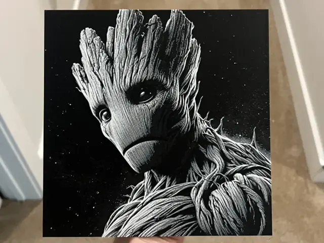 HueForge model: Groot Hueforge Art by RP47 Designs